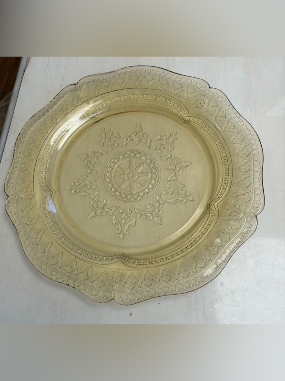 Depression Glass Plate